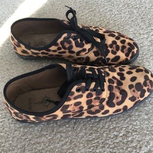 Cheetah print sneakers